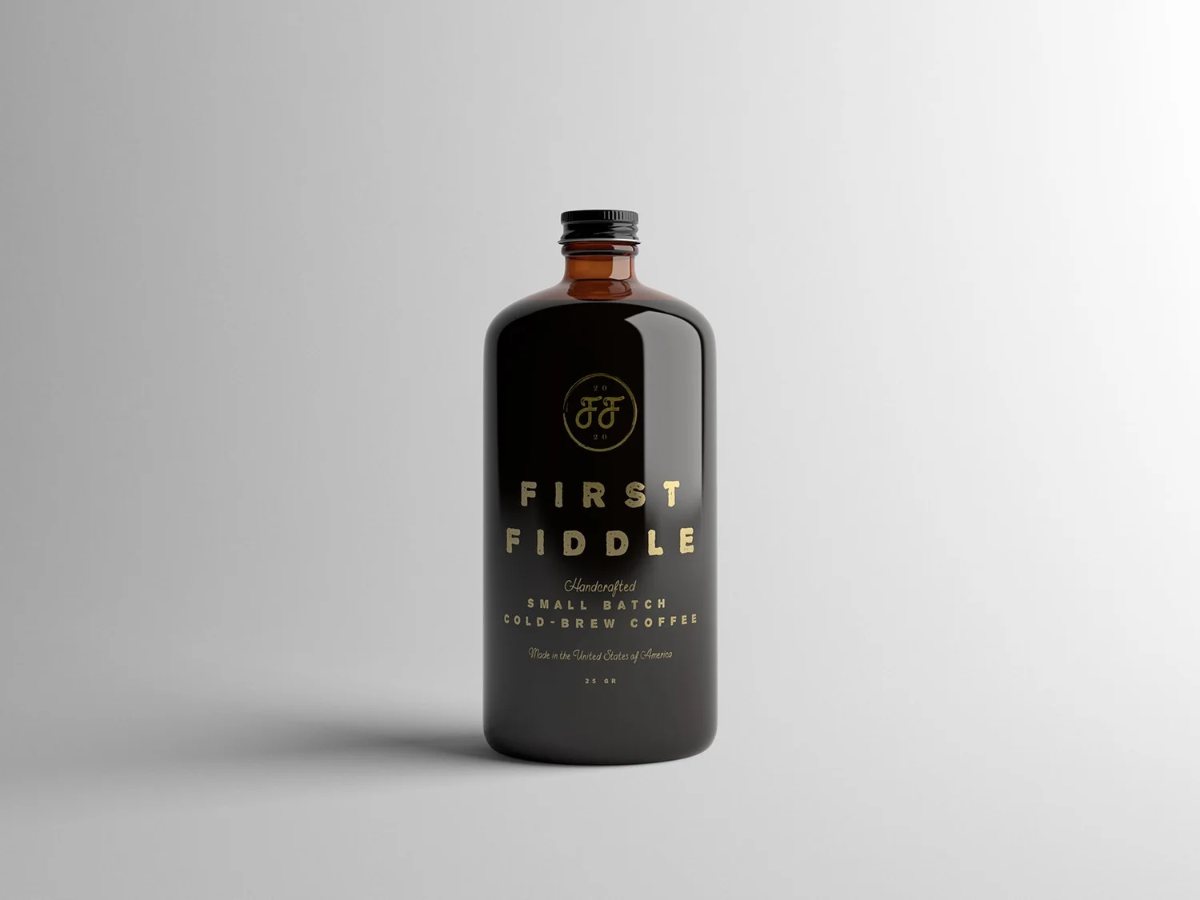 First Fiddle cold brew bottle